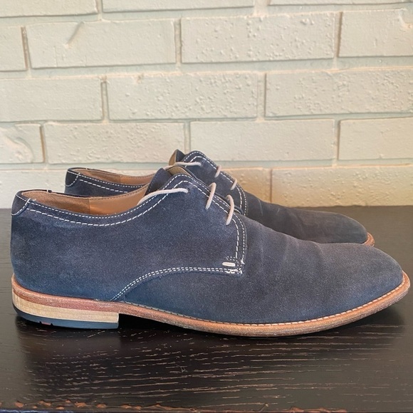 Lloyd David Made in Germany Men's Dress Shoes Hector Suede Leather Oxford Sz 7 - Picture 1 of 6